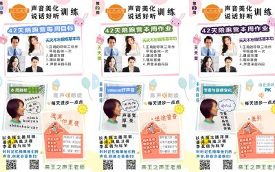 聲音語調變化 – 聲音好聽說話好聽42天陪跑營第三週學習目標